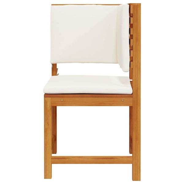 Grote foto vidaxl tuinstoel bruin 50 x 50 x 91cm massief acaciahout tuin en terras tuinmeubelen