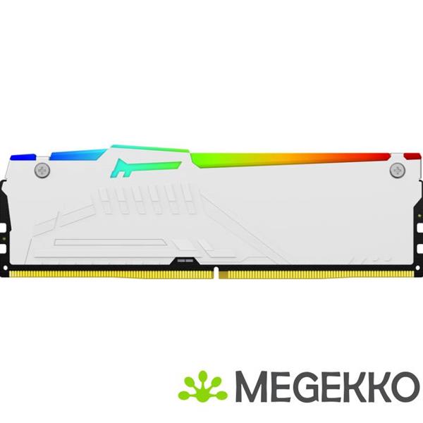 Grote foto kingston ddr5 fury beast rgb white 2x32gb 6000 computers en software overige computers en software