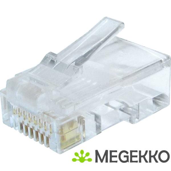 Grote foto gembird lc 8p8c 002 100 kabel connector rj 45 transparant computers en software overige computers en software