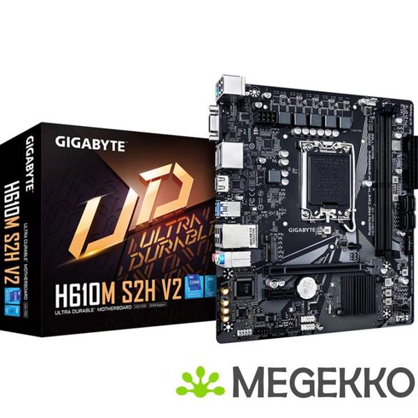 Grote foto gigabyte h610m s2h v2 computers en software moederborden