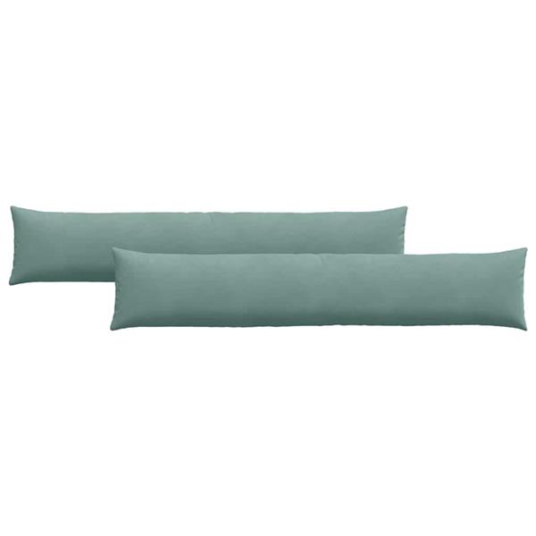 Grote foto vidaxl sofa kussens 2 stuks zeegroen 200 x 40 cm cordstof huis en inrichting woningdecoratie