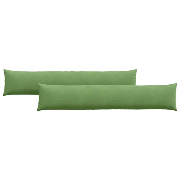 Grote foto vidaxl sofa kussens 2 stuks lichtgroen 200 x 40 cm cordstof huis en inrichting woningdecoratie
