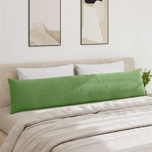 Grote foto vidaxl sofa kussens 2 stuks lichtgroen 200 x 40 cm cordstof huis en inrichting woningdecoratie