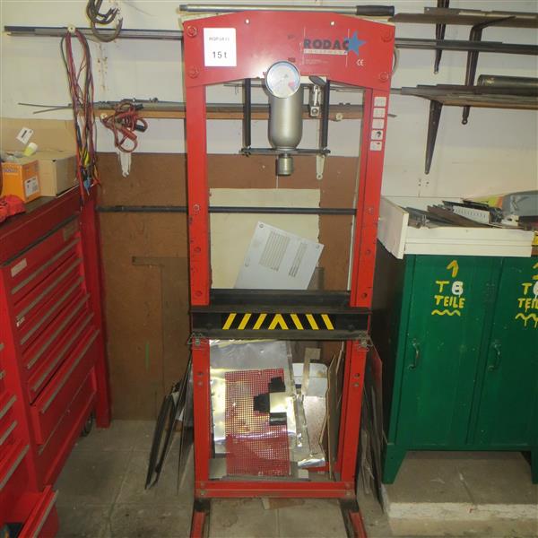 Grote foto hydr. pers rodac auto diversen gereedschap