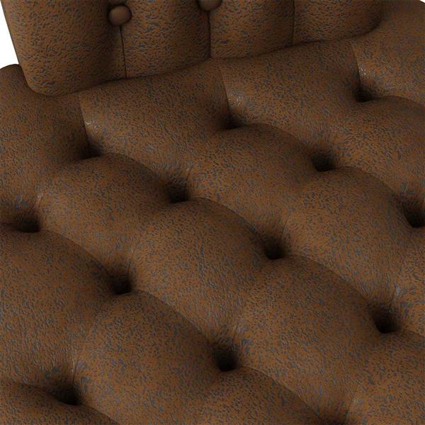 Grote foto vidaxl slipper stoel bruin 56 5 x 70 x 110 cm nep suede leer huis en inrichting stoelen