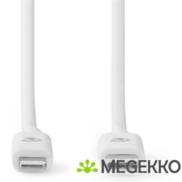 Grote foto lightning kabel usb 2.0 apple lightning 8 pins usb c male 480 mbps vernikkeld 2.00 m computers en software overige computers en software