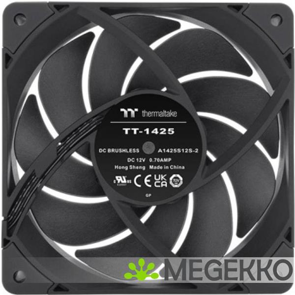 Grote foto thermaltake toughfan 14 pro computer behuizing ventilator 14 cm zwart 1 stuk s computers en software overige computers en software