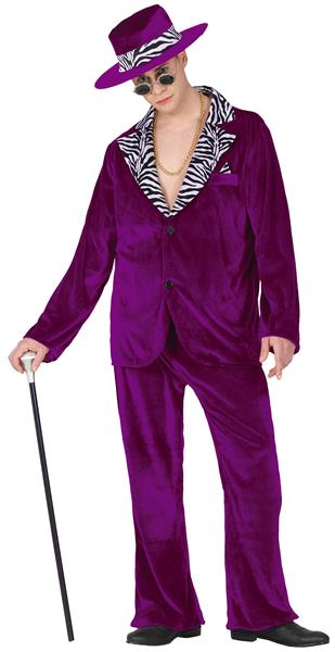 Grote foto maffia kostuum paars heren verzamelen overige verzamelingen