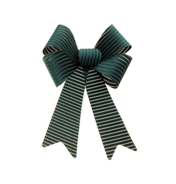 Grote foto donkergroene strik gestreept 39cm verzamelen overige verzamelingen