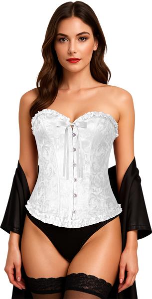 Grote foto witte corset dames verzamelen overige verzamelingen