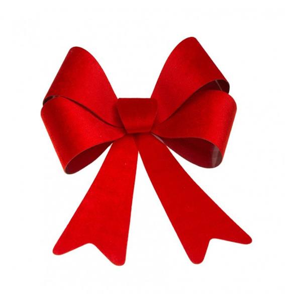 Grote foto rode strik velvet 51cm verzamelen overige verzamelingen