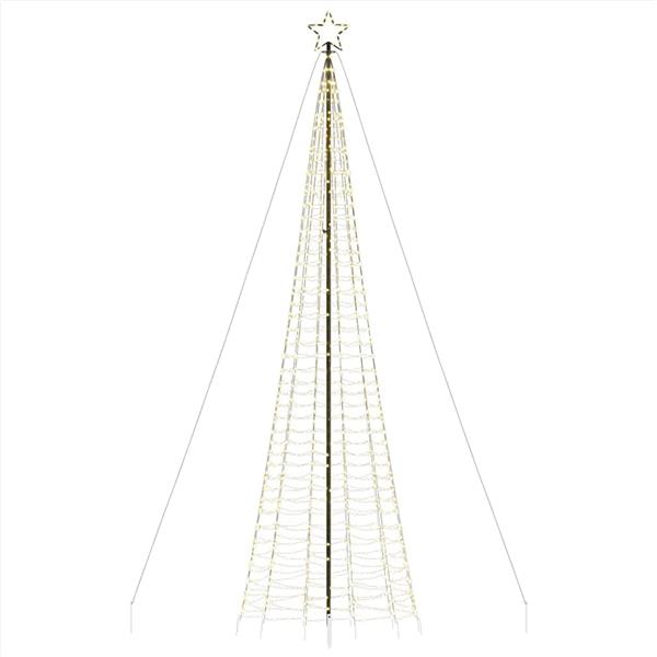 Grote foto vidaxl led kerstboom met spikes 1534 leds warm wit 500 cm diversen overige diversen