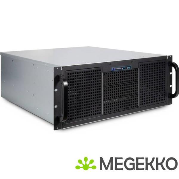 Grote foto inter tech 4u 40248 rack zwart grijs computers en software behuizingen en kasten