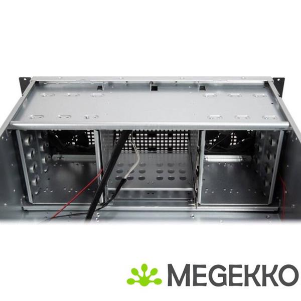 Grote foto inter tech 4u 40248 rack zwart grijs computers en software behuizingen en kasten