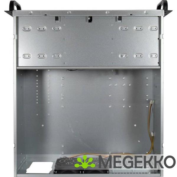 Grote foto inter tech 4u 40248 rack zwart grijs computers en software behuizingen en kasten