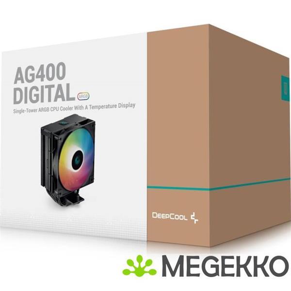 Grote foto deepcool ag400 digital bk argb computers en software overige computers en software