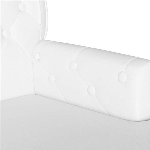 Grote foto vidaxl chesterfield bank wit 119 5 x 64 5 x 75 cm nep leer huis en inrichting overige huis en inrichting