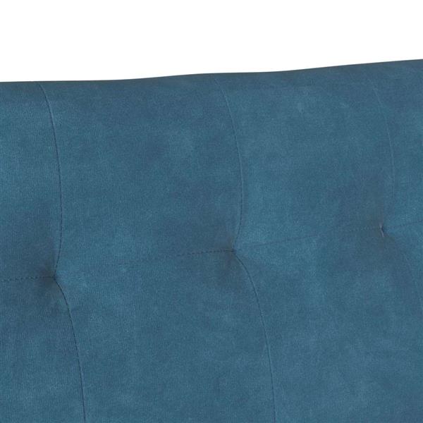 Grote foto vidaxl chesterfield bank blauw 112 x 65 5 x 75 cm fluweel huis en inrichting overige huis en inrichting