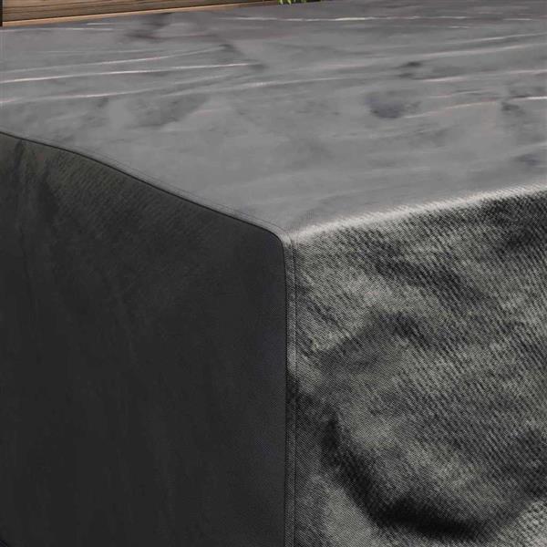 Grote foto vidaxl hoes voor tuinmeubelen zwart 210 x 200 x 70 cm 420d tuin en terras tuinmeubelen