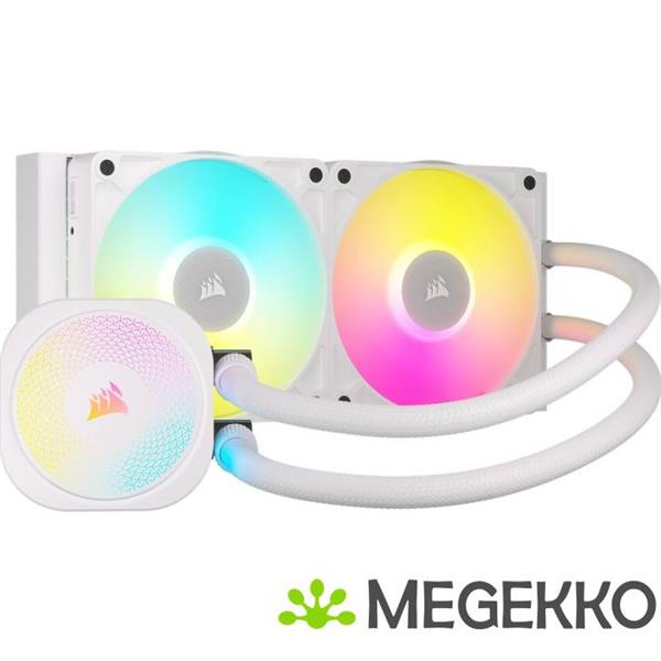 Grote foto corsair icue link titan 240 rx rgb white computers en software overige computers en software