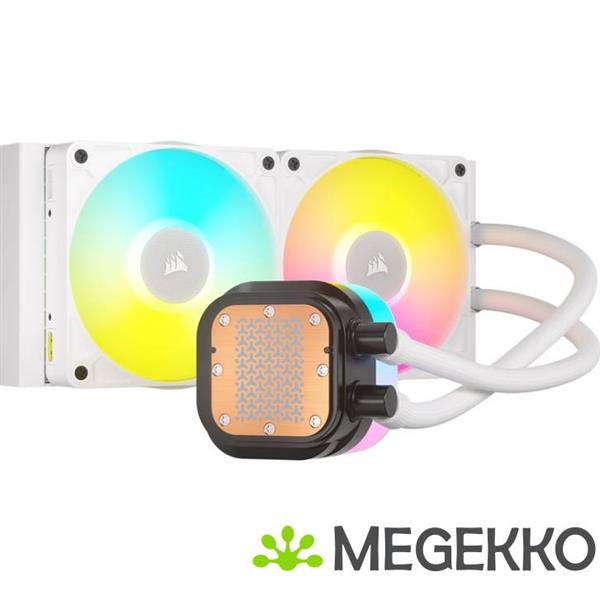 Grote foto corsair icue link titan 240 rx rgb white computers en software overige computers en software