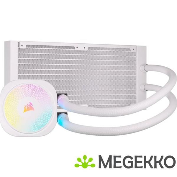 Grote foto corsair icue link titan 240 rx rgb white computers en software overige computers en software