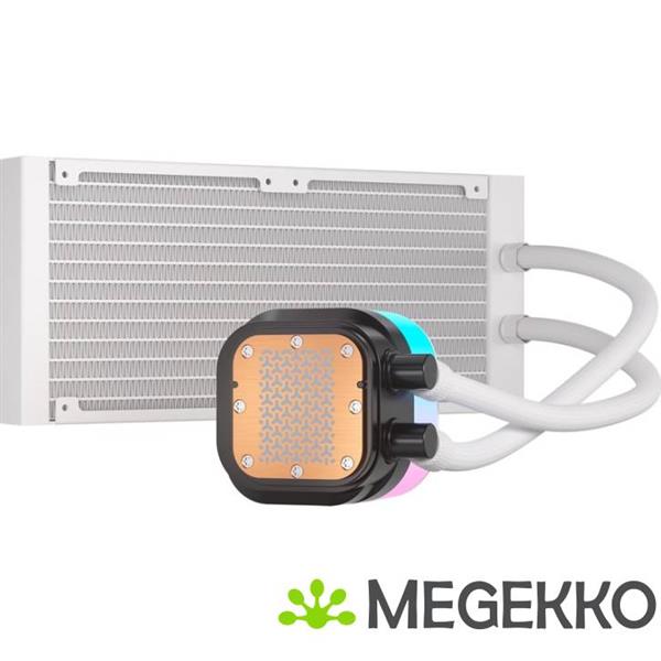 Grote foto corsair icue link titan 240 rx rgb white computers en software overige computers en software