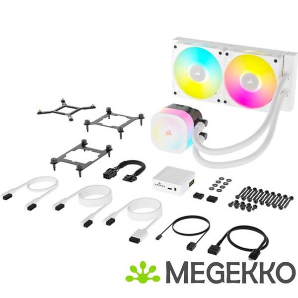 Grote foto corsair icue link titan 240 rx rgb white computers en software overige computers en software