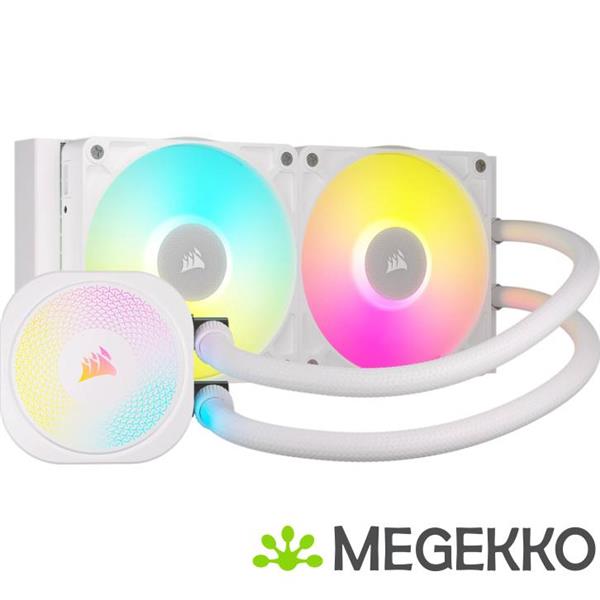 Grote foto corsair icue link titan 240 rx rgb white computers en software overige computers en software