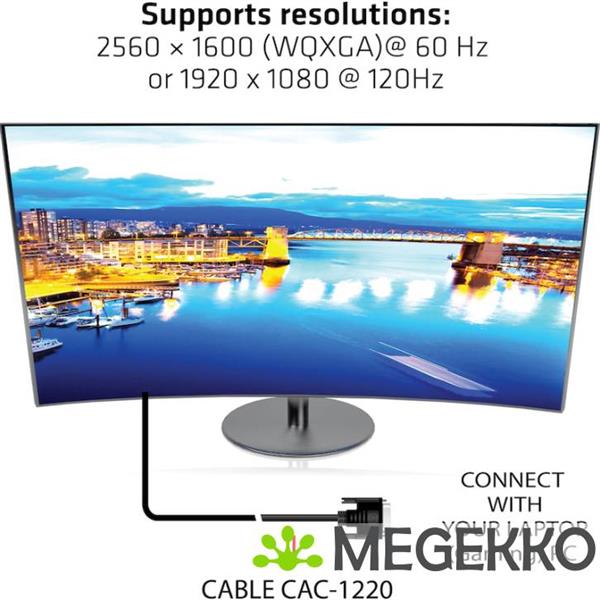 Grote foto club3d dvi d dual link 24 1 cable bi directional m m 3m 9.8 ft 28awg zwart computers en software overige computers en software