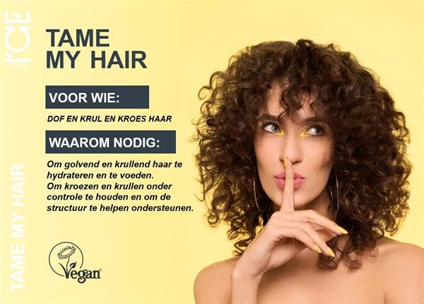 Grote foto ice professional tame my hair shampoo 250ml kleding dames sieraden