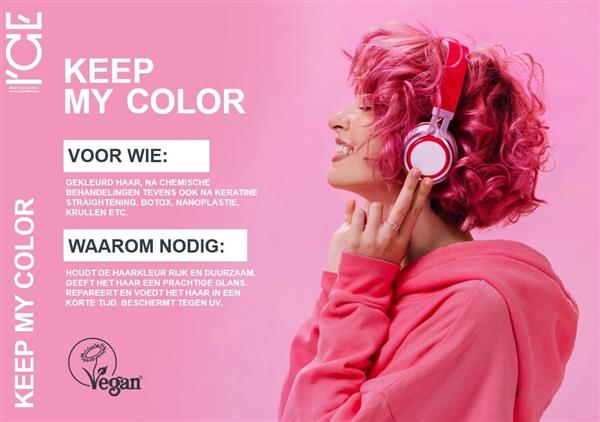 Grote foto ice professional duo pack keep my color shampoo conditioner kleding dames sieraden