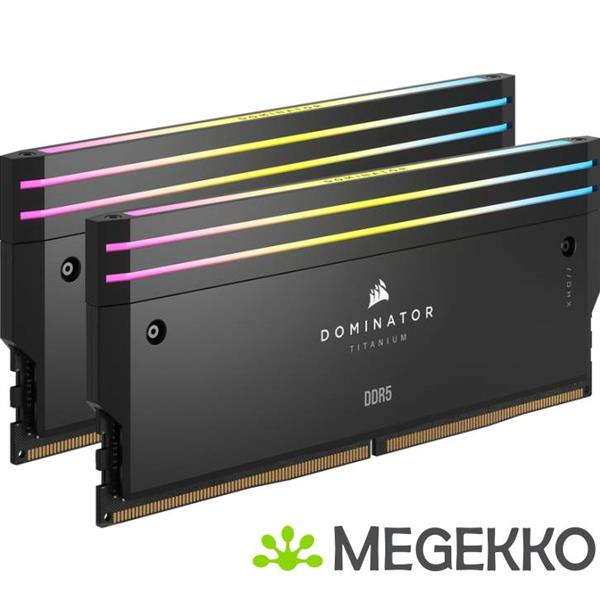 Grote foto corsair ddr5 dominator titanium 2x32gb 6400 computers en software overige computers en software