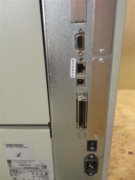 Grote foto zebra 105sl plus thermal transfer label printer 300dpi network computers en software printers