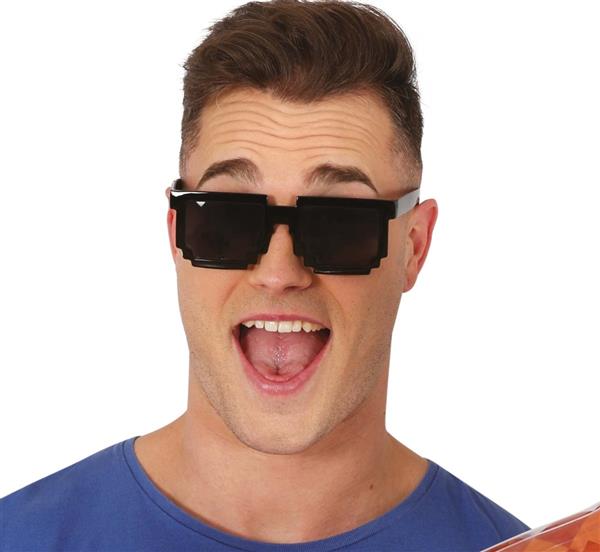 Grote foto zwarte bril pixelbril verzamelen overige verzamelingen