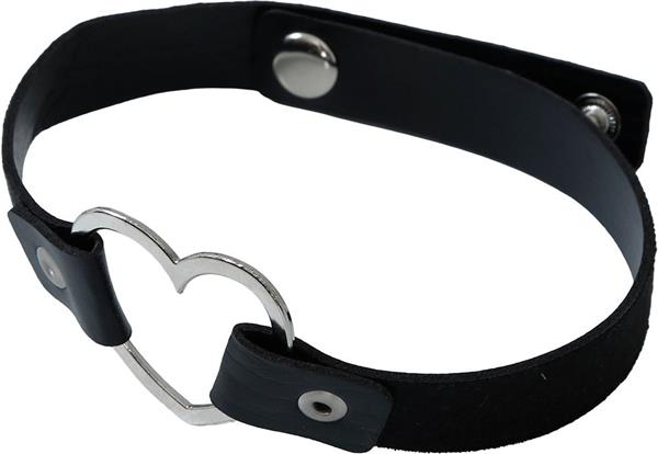 Grote foto hart ketting zwart zilver verzamelen overige verzamelingen