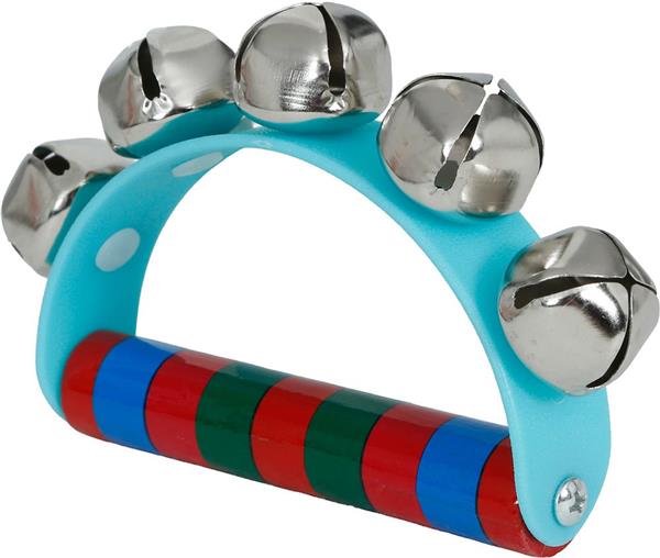 Grote foto houten jingle bell ratel 9x11 cm verzamelen overige verzamelingen