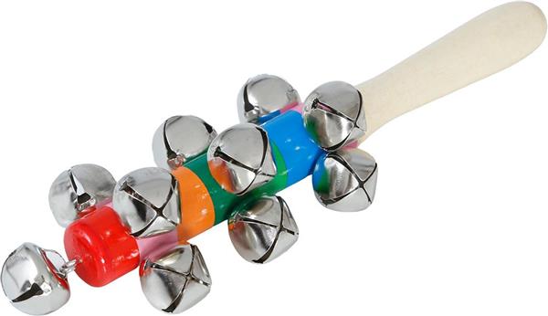 Grote foto houten jingle bell ratel 20cm verzamelen overige verzamelingen