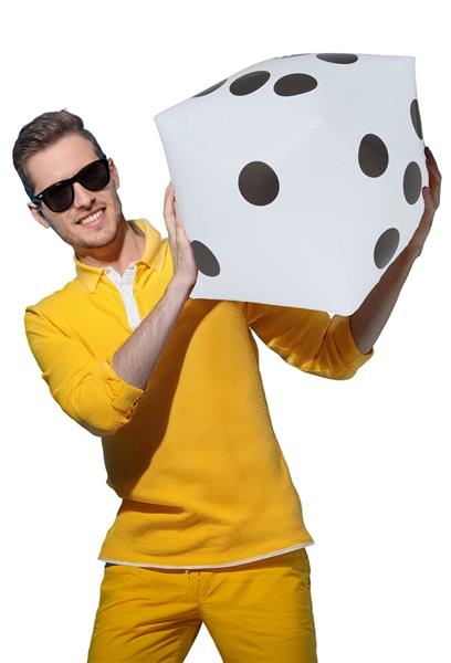 Grote foto opblaasbare dobbelsteen 30x30 cm verzamelen overige verzamelingen