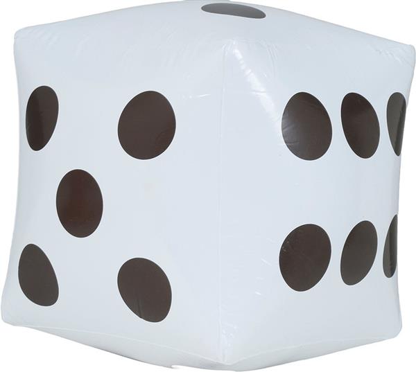 Grote foto opblaasbare dobbelsteen 30x30 cm verzamelen overige verzamelingen