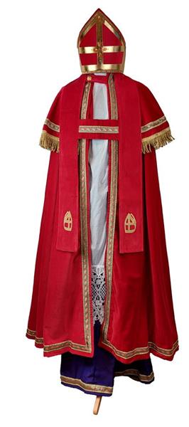 Grote foto sinterklaas kostuum fluweel 3 delig verzamelen overige verzamelingen