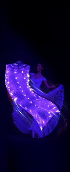 Grote foto white fan with multifunctional led 75x150 cm verzamelen overige verzamelingen