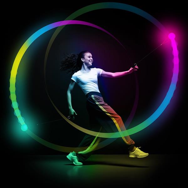 Grote foto meerkleurige dans bal met led 7 cm verzamelen overige verzamelingen