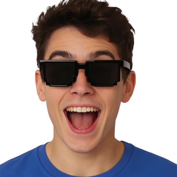 Grote foto zwarte bril pixelbril verzamelen overige verzamelingen