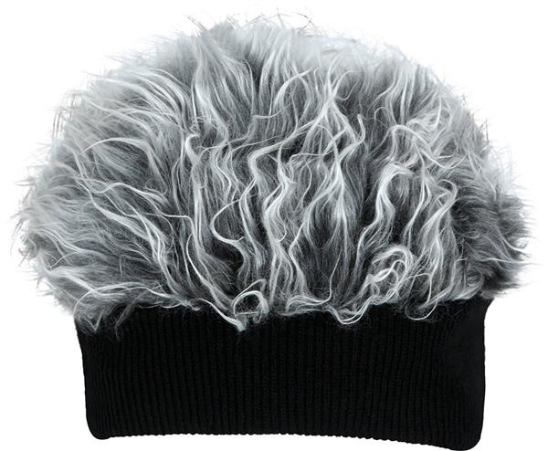 Grote foto grijze pruik met band volwassen verzamelen overige verzamelingen