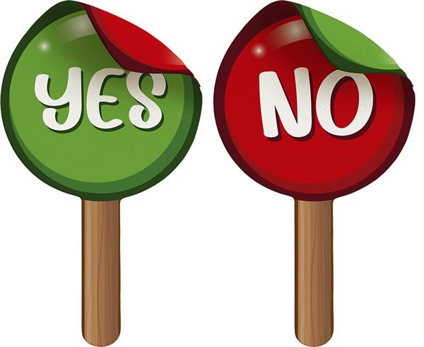 Grote foto ja of nee borden 13x25 cm verzamelen overige verzamelingen