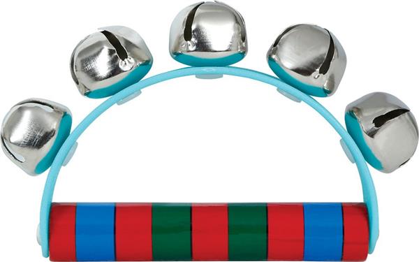 Grote foto houten jingle bell ratel 9x11 cm verzamelen overige verzamelingen