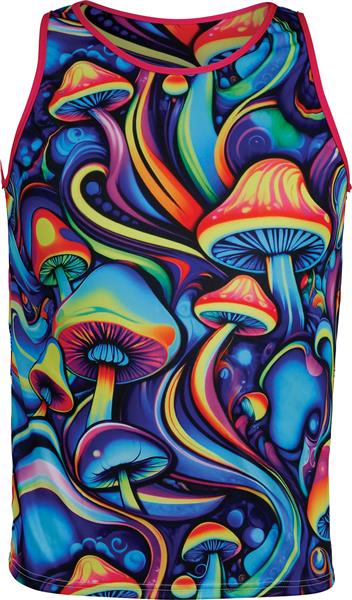 Grote foto psychedelic mushroom t shirt adult verzamelen overige verzamelingen