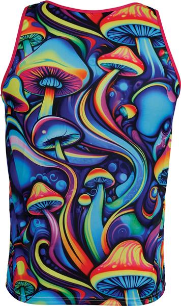 Grote foto psychedelic mushroom t shirt adult verzamelen overige verzamelingen
