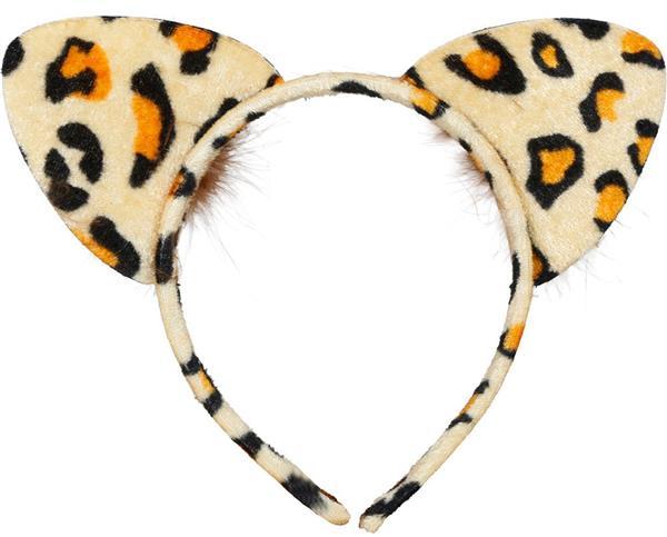 Grote foto leopard hoofdband verzamelen overige verzamelingen